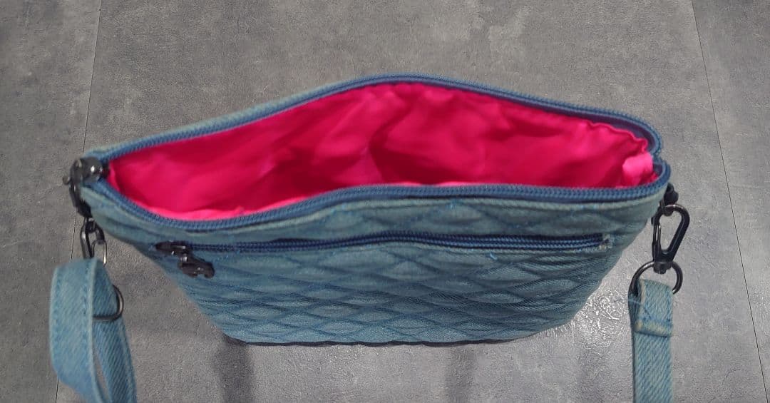 CHANEL　シャネル　ノベルティ　バッグ　ショルダー　デニム　斜めがけ可能