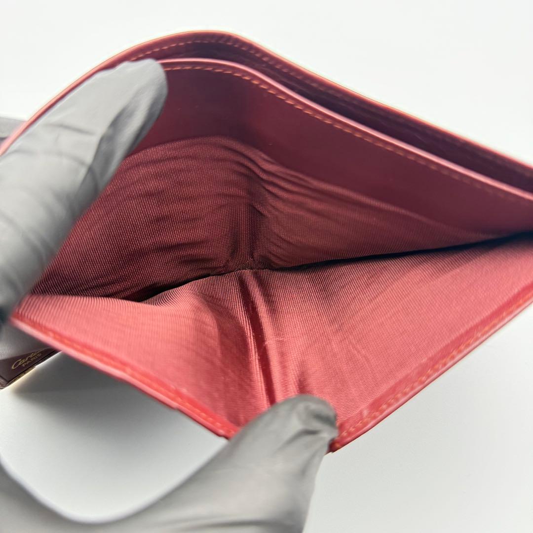 ✨美品✨カルティエ マストライン レザー 二つ折り財布 レディース カード付