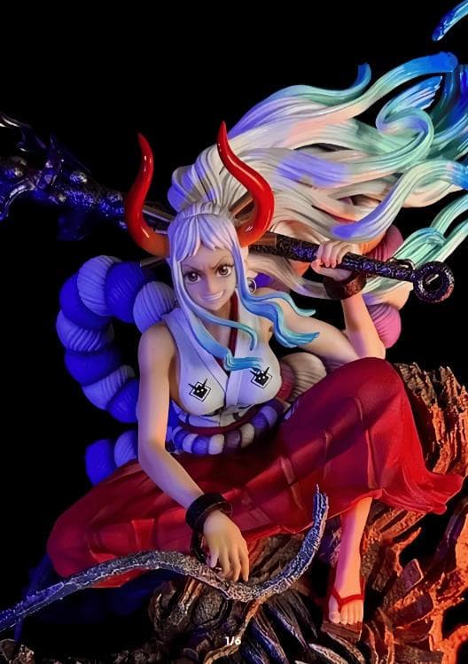 ワンピース ヤマト フィギュア ガレージキット 塗装済み完成品 popスケール