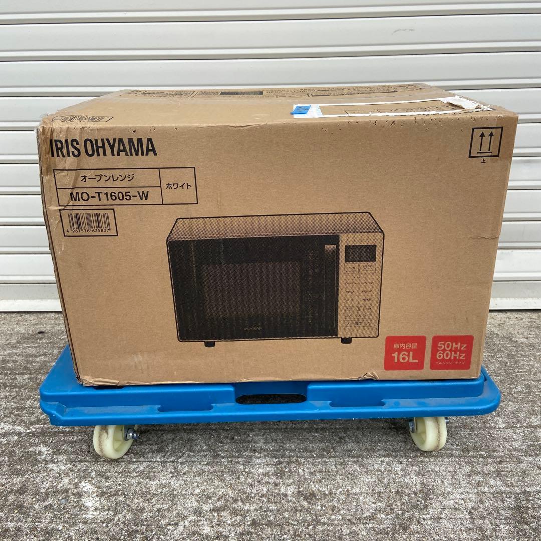 新品未開封 アイリス オーブンレンジ MO-T1605-W 　e1586-1F