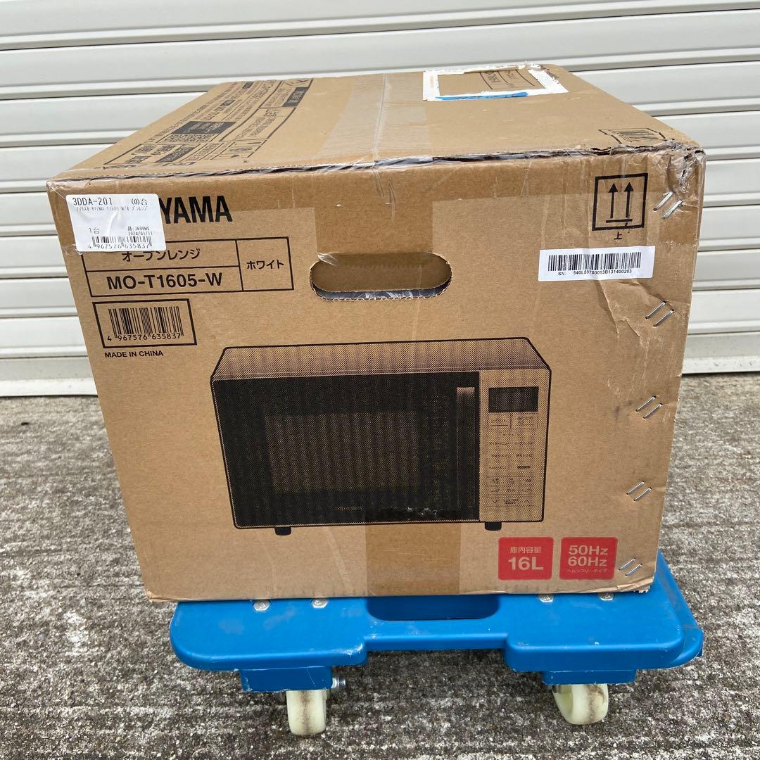 新品未開封 アイリス オーブンレンジ MO-T1605-W 　e1586-1F