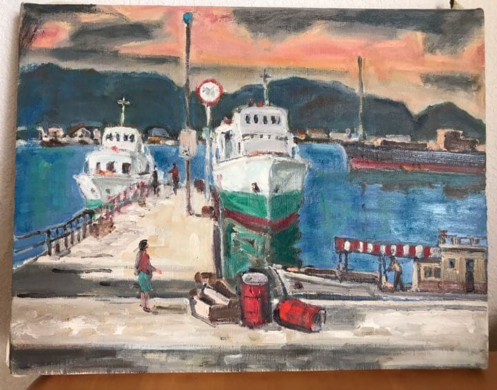 絵画　手書き油絵