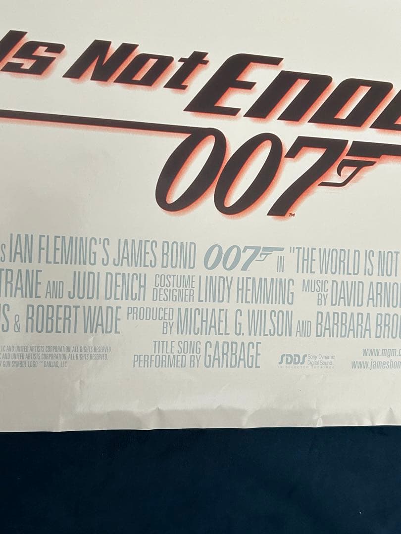 007 ワールド・イズ・ノット・イナフ　USオリジナル映画ポスター