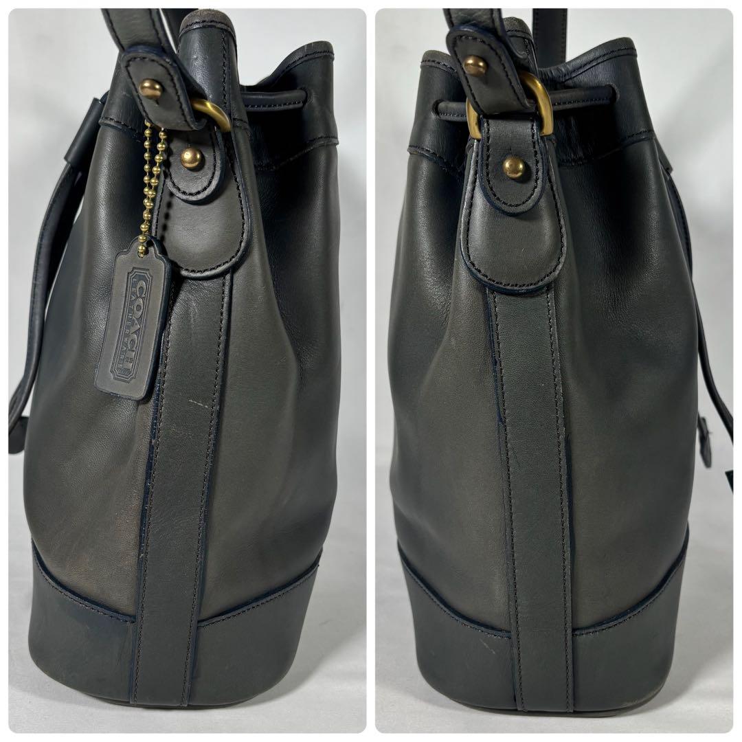 コーチ COACH ショルダーバッグ 斜め掛け 巾着 オールドコーチ レザー