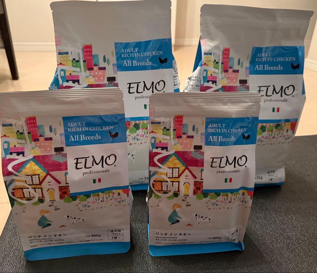 ELMOドッグフード リッチイン チキン 成犬用 7.6kg