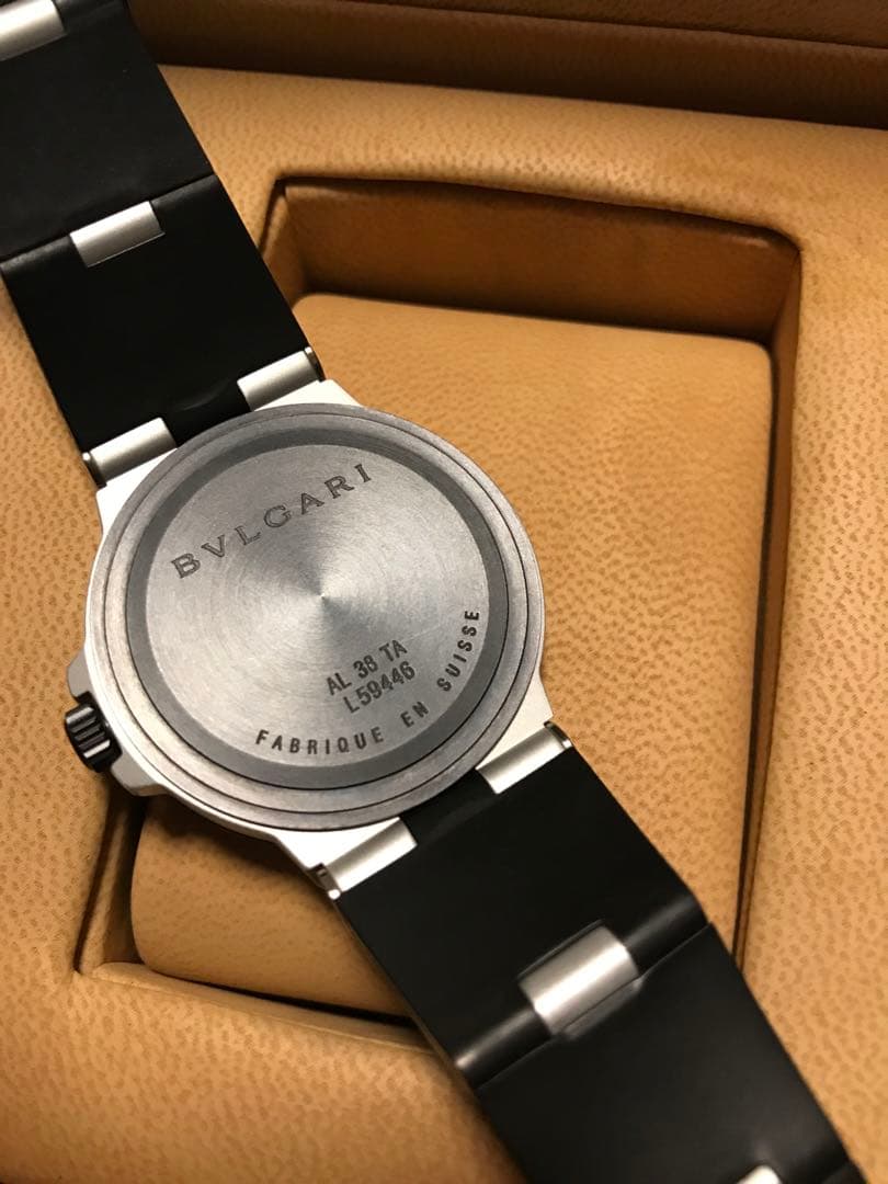 美品　ブルガリ　アルミニウム　AL38TA 自動巻