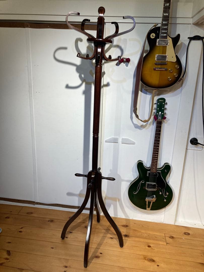 希少 ポールハンガー コロニアル ウッド UCHIDA ウチダ コードスタンド