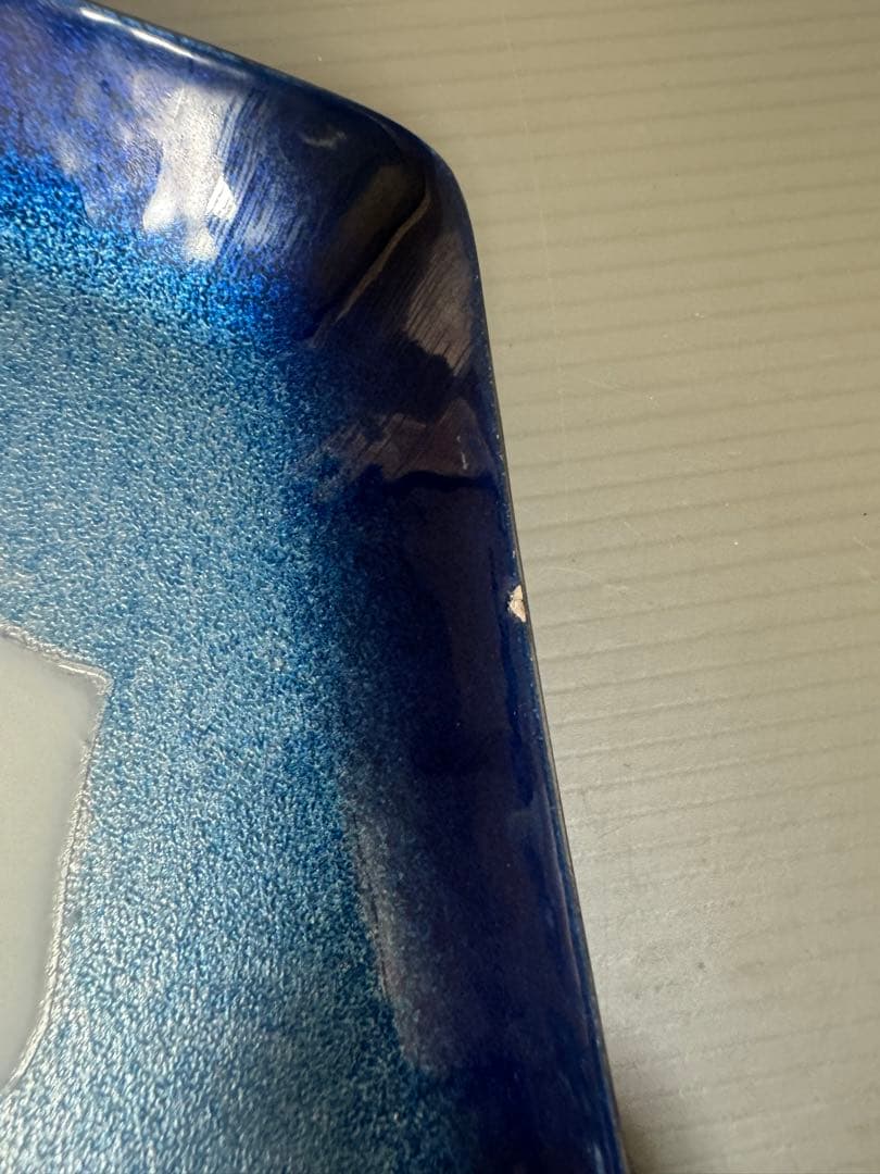 2310 七宝焼　桔梗文　皿　未使用