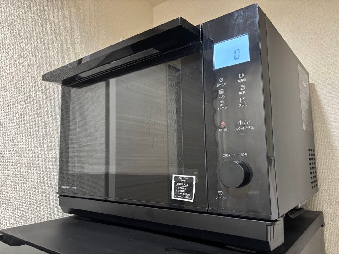 【美品】パナソニック オーブンレンジ NE-MS4B ブラック　1月下旬発送