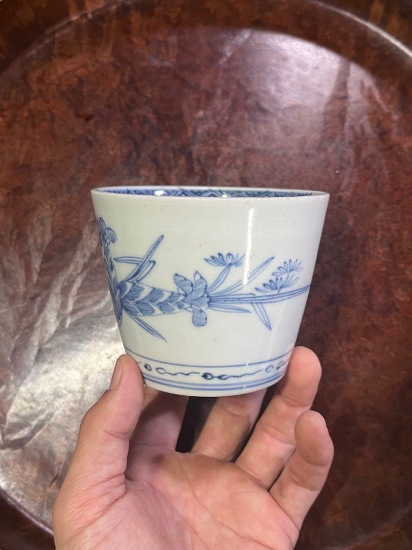 そばちょこ　上手　蘇轍　蕎麦猪口　古伊万里　鍋島　鈴虫　大振り　くらわんか