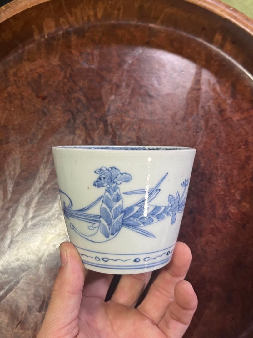 そばちょこ　上手　蘇轍　蕎麦猪口　古伊万里　鍋島　鈴虫　大振り　くらわんか