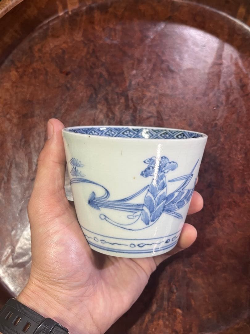 そばちょこ　上手　蘇轍　蕎麦猪口　古伊万里　鍋島　鈴虫　大振り　くらわんか