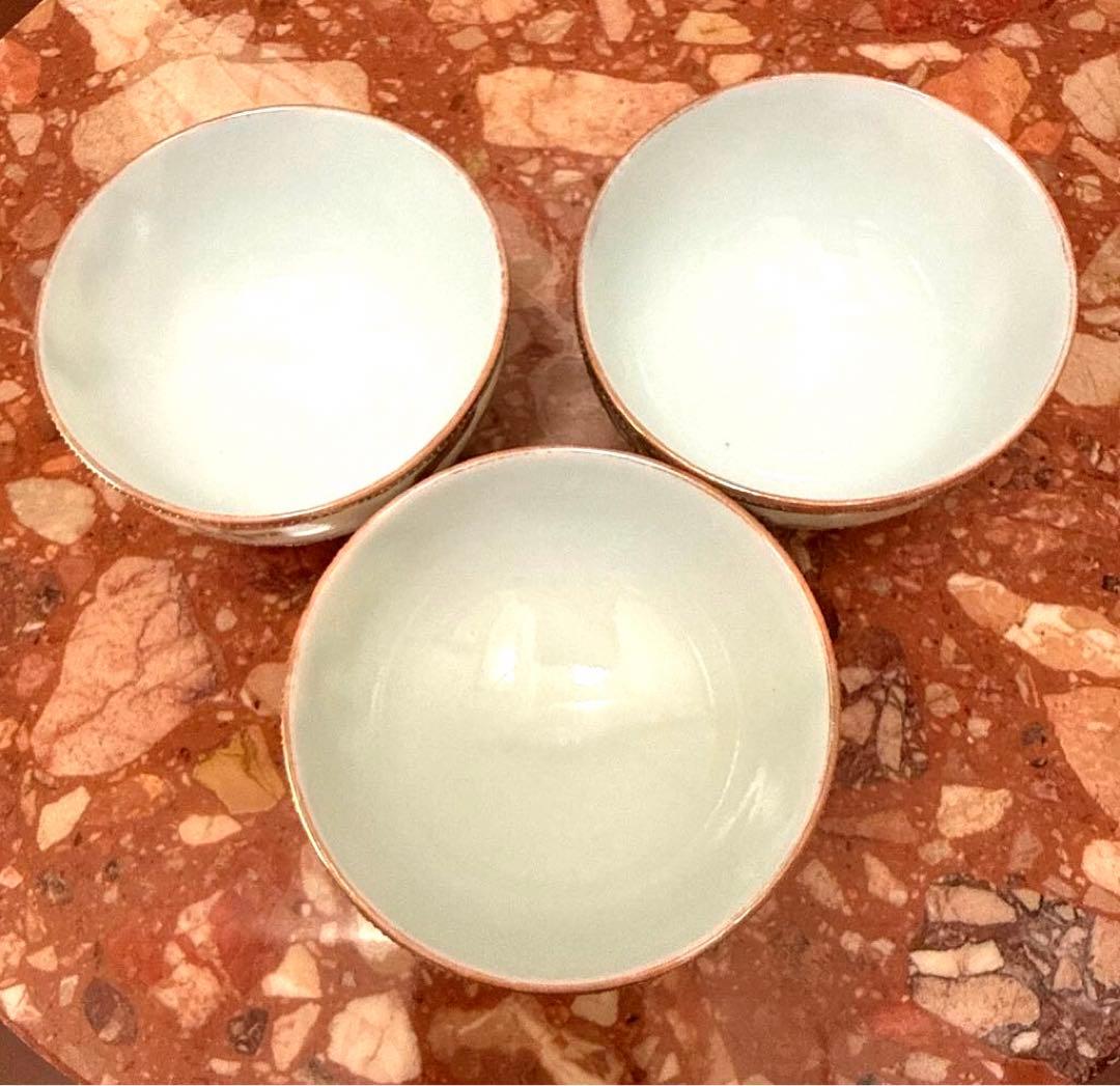 ☆高級アンティーク 骨董 茶器セット ぐい呑み 美品希少 金彩 清水焼き?!