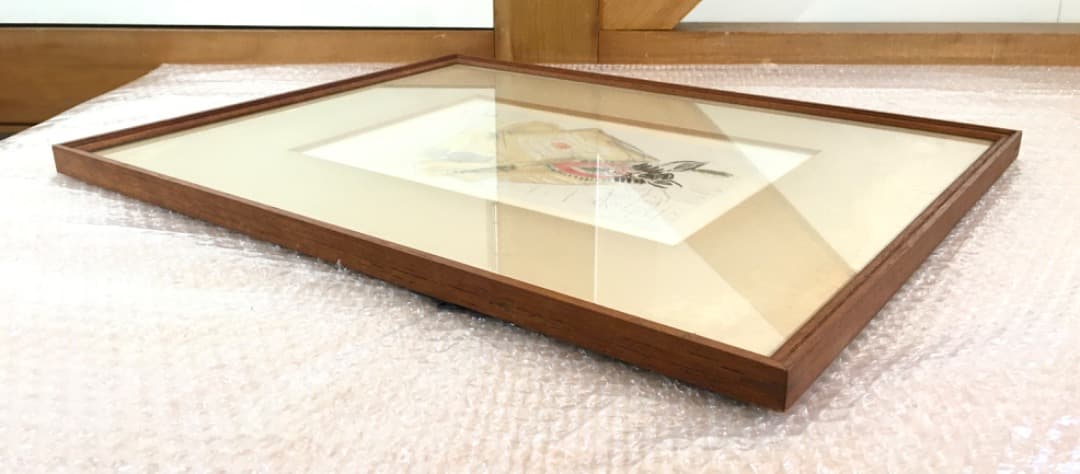 ○梅原龍三郎「暫の図」リトグラフ 版画 サイン 歌舞伎 鎌倉権五郎 市川團十郎