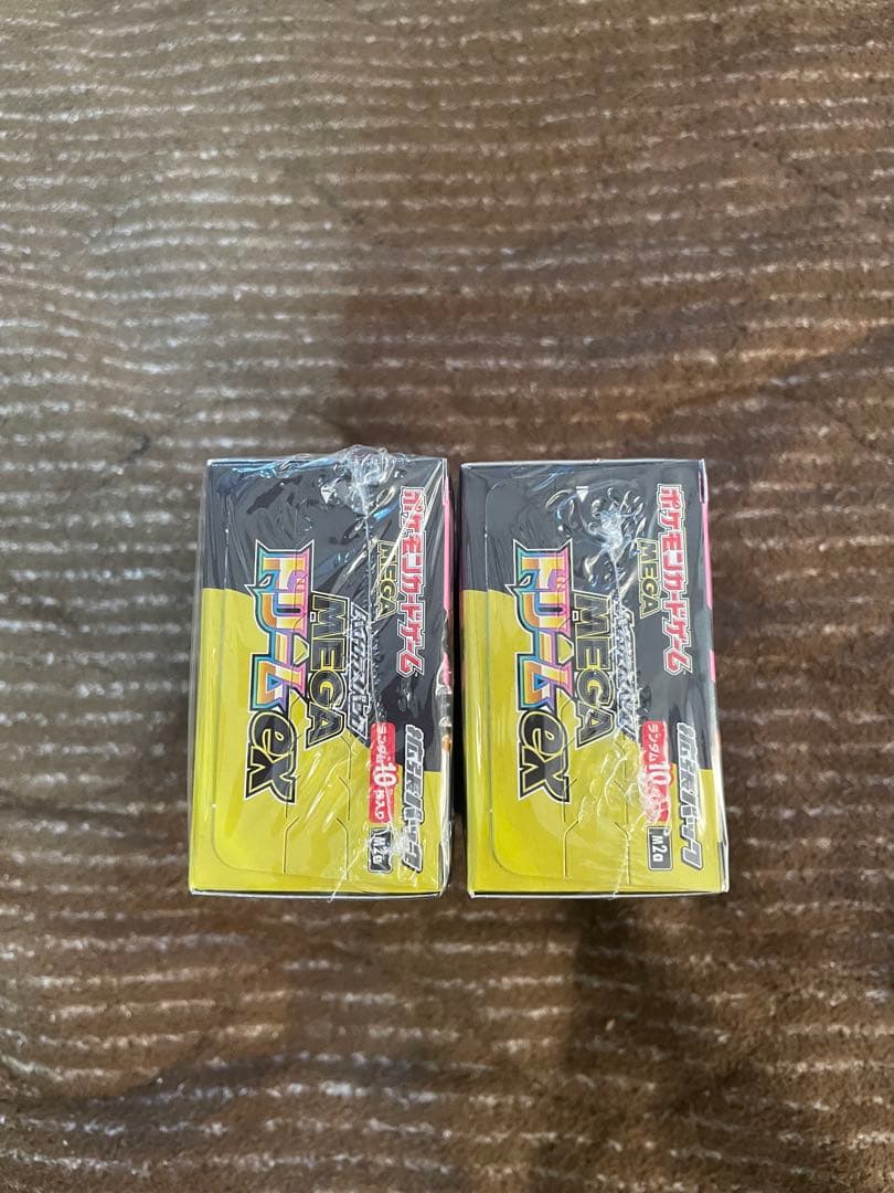 ポケモンカードMEGA ドリームEX 未開封シュリンク付き2BOX