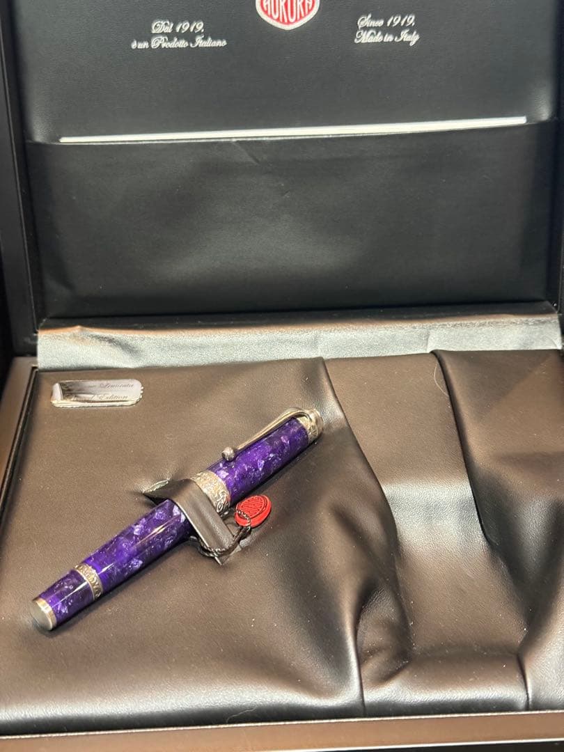 アウロラ万年筆　オチェアーノ・インディアーノ　F