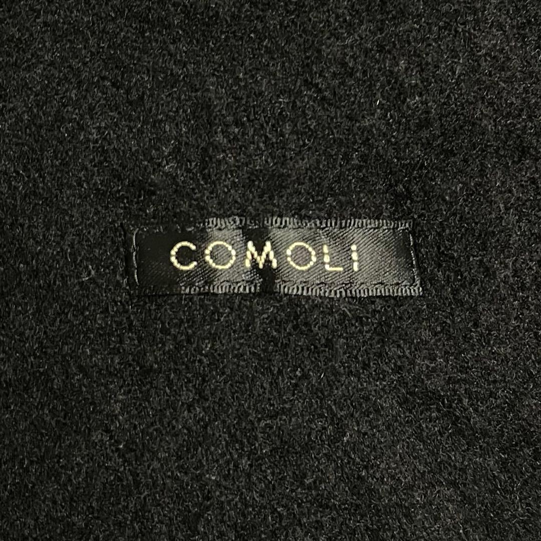 comoli 縮絨ウールジップショートジャケット