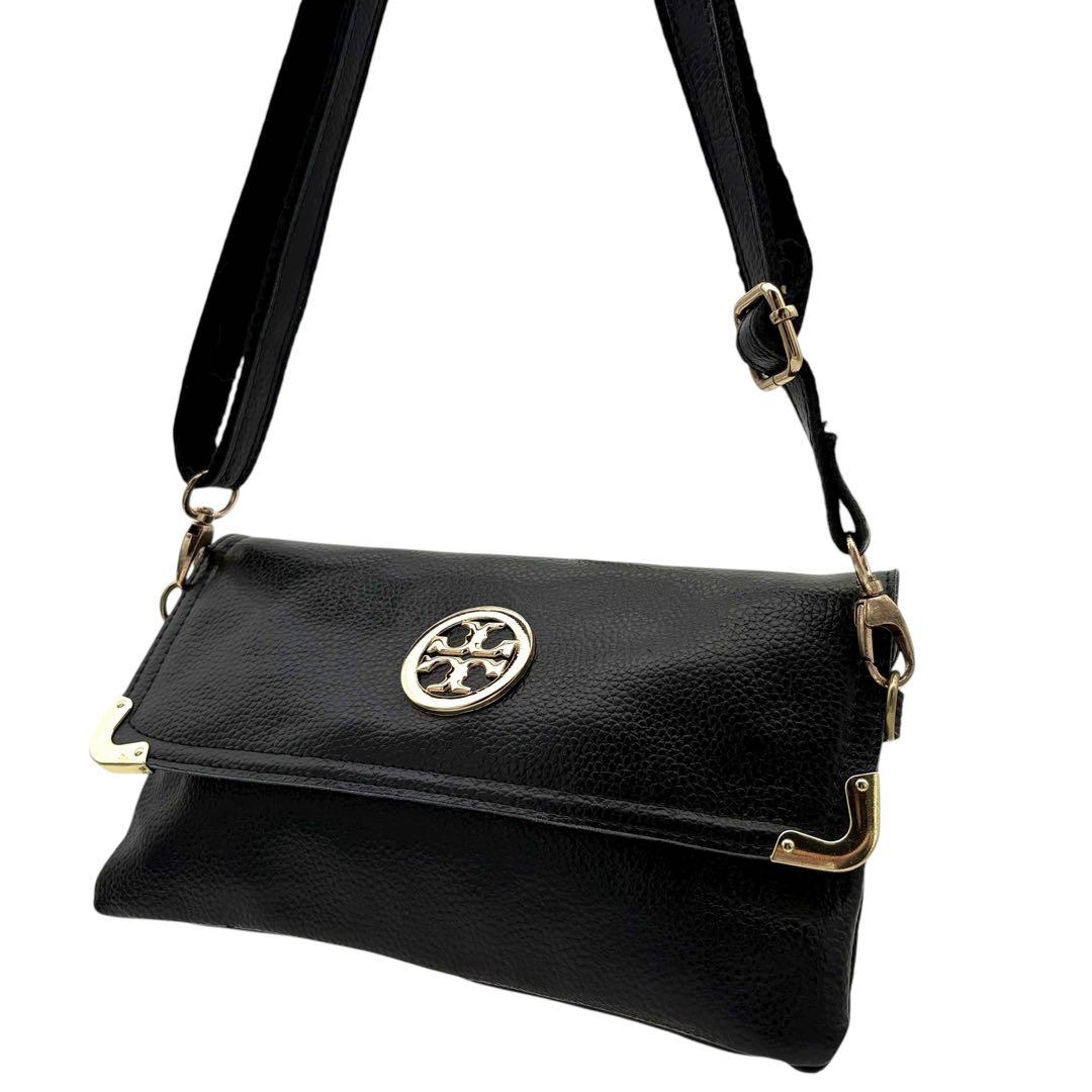 美品　トリーバーチ　ショルダーバッグ　ブラック　黒　ミニバッグ　斜め掛け