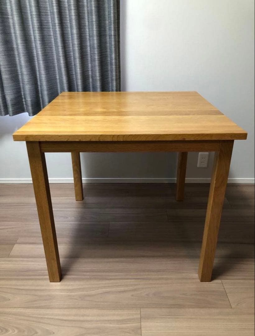 無印良品 無垢材テーブル・オーク材