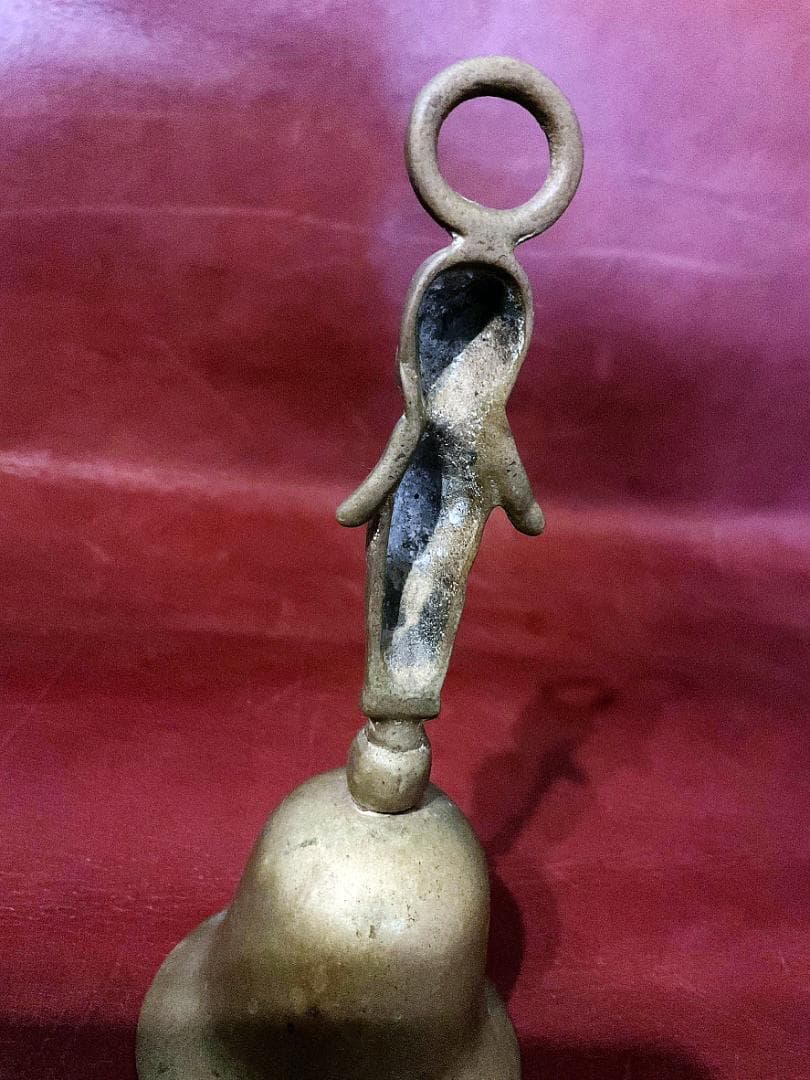 100年前のキューピーの真鍮ベル　アンティーク