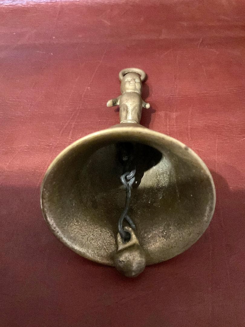 100年前のキューピーの真鍮ベル　アンティーク