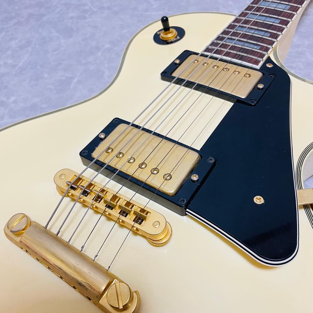 美品　Burny バーニー レスポール カスタム フェルナンデス ホワイト