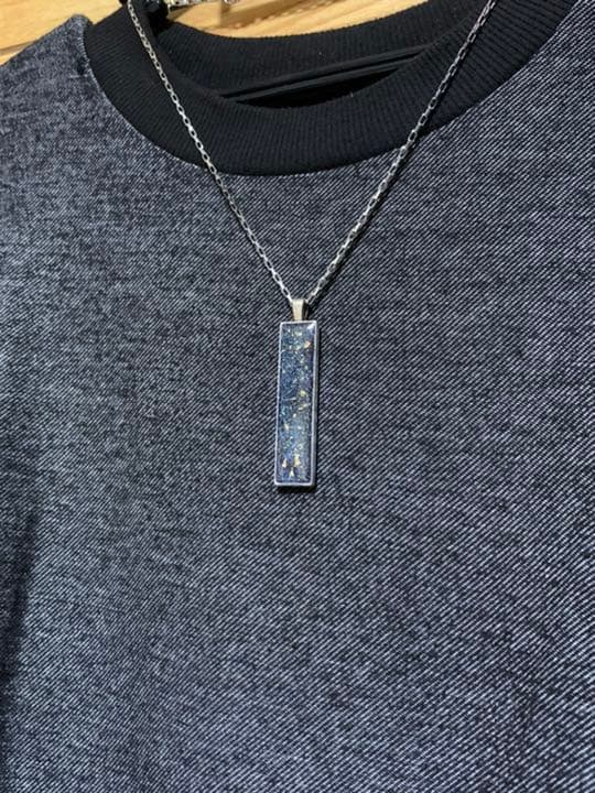 プレートペンダント✨隕石の粉入り✨ギベオン　カンポデルシエロ