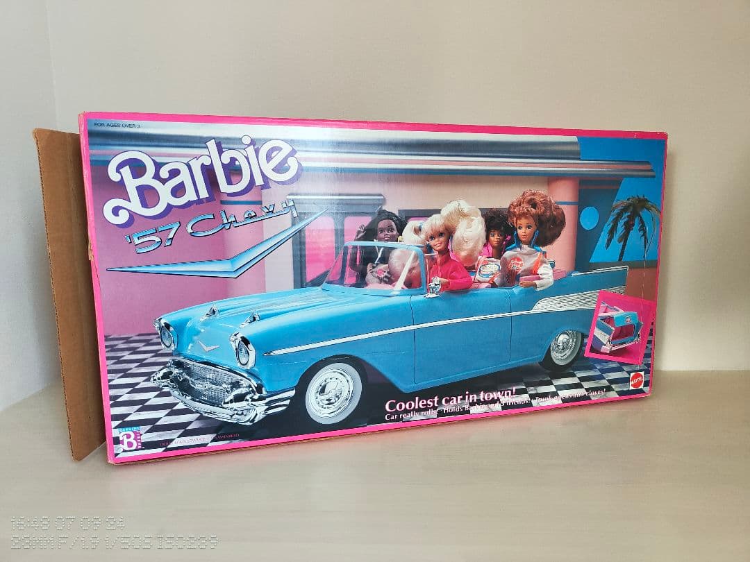 マテル　バービー　ベルエア　箱付き　ピンク色