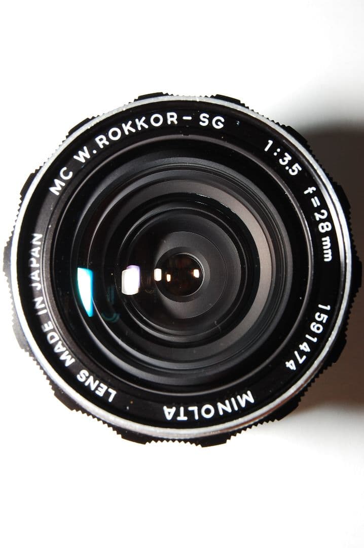 レンズ(単焦点) MINOLTA MC W.ROKKOR-SG 28mm F3.5