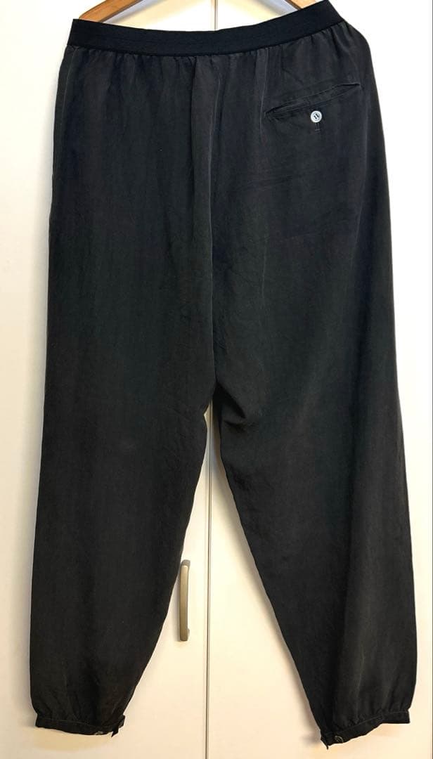 yohji yamamoto pour homme シルク ワイドパンツ