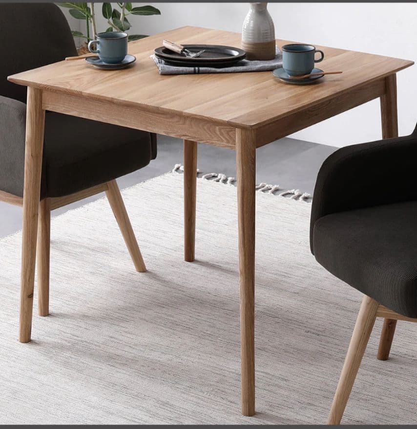 【新品未使用】天然木ダイニングテーブル『Duuce デュース』 幅80cm