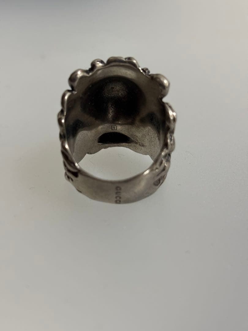 グッチ ライオン リング シルバー調 19号