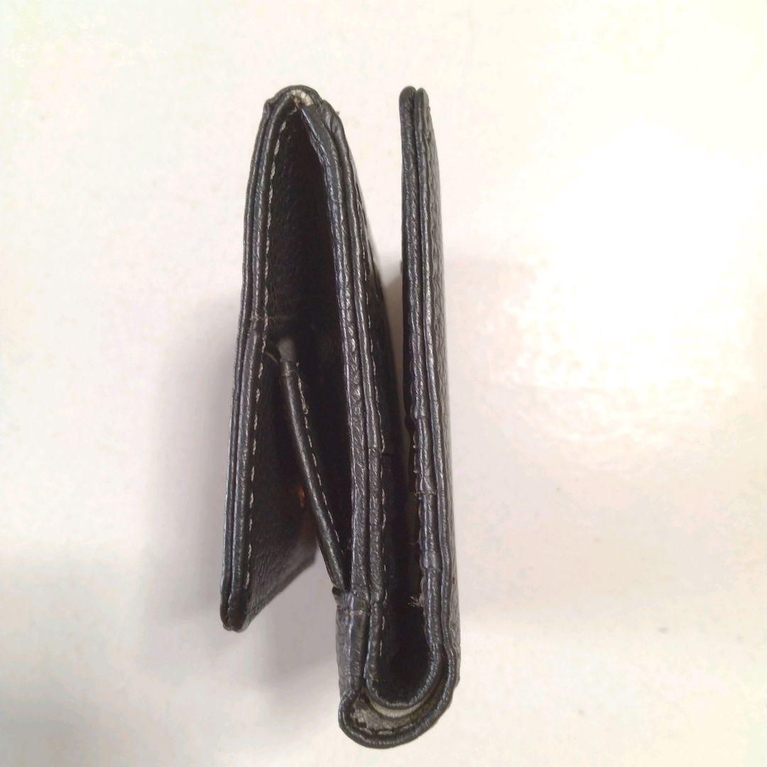 クレイサス✴️アンブラン カメリア 本革 折り財布〈黒〉【新品】箱なし