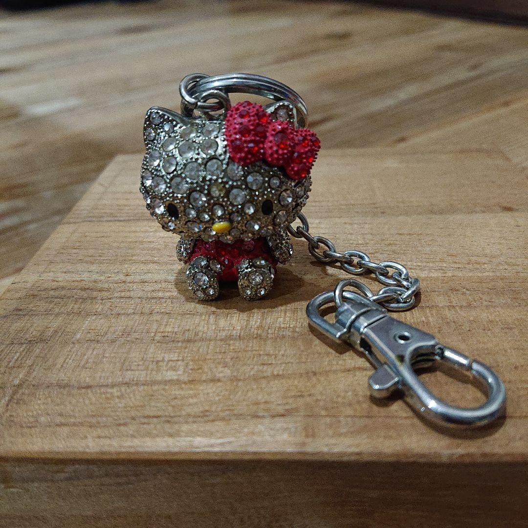 ハローキティ ビジューキーホルダー　2010年　根付