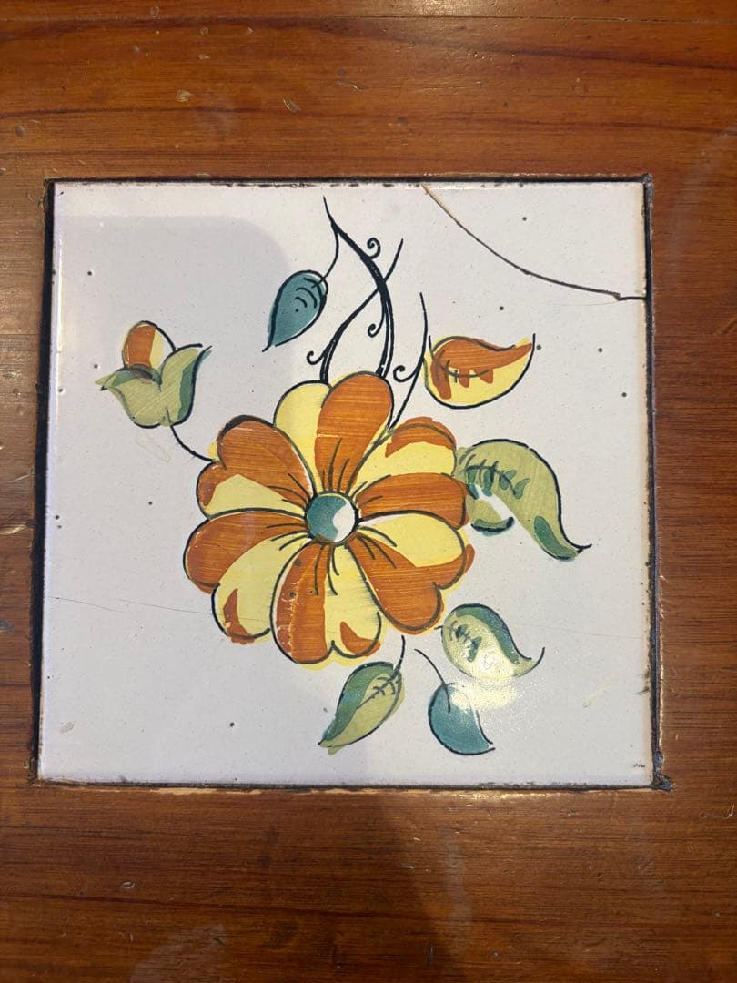 【格安】アクタス取扱　スペイン　タイル　ダイニングテーブル　食卓