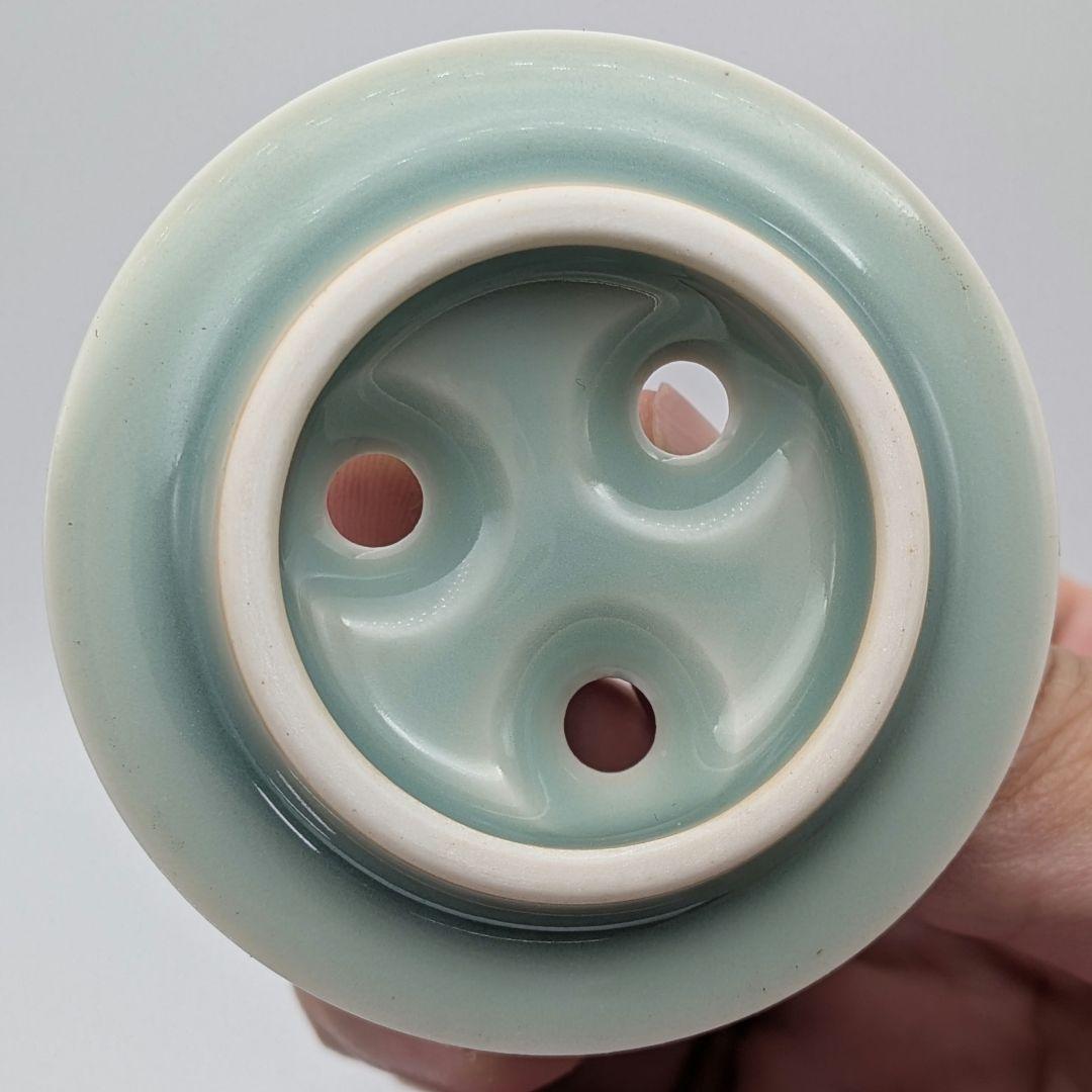 松本為佐視 青磁香炉 合箱 三足香炉 香爐 香道具 茶道具 お香 アロマグッズ