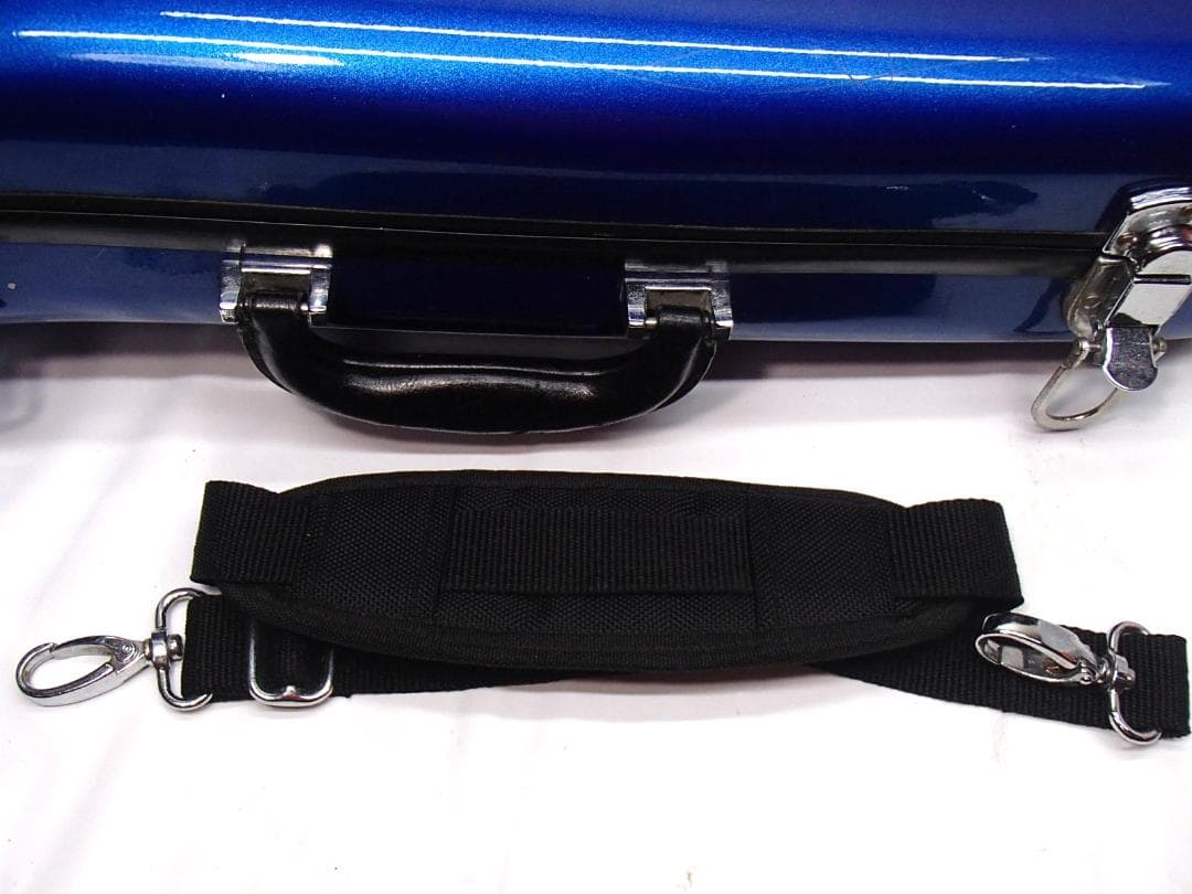 トランペットケース メタリックブルー