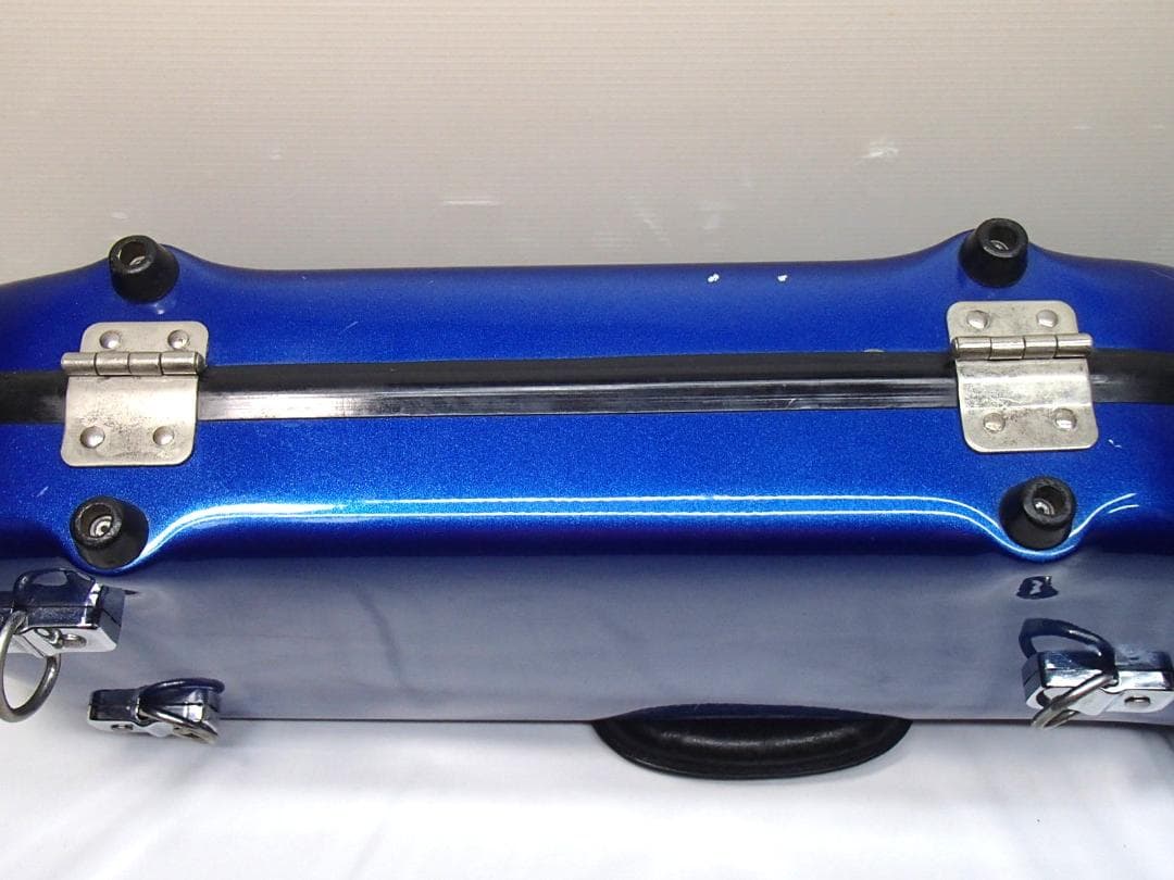 トランペットケース メタリックブルー