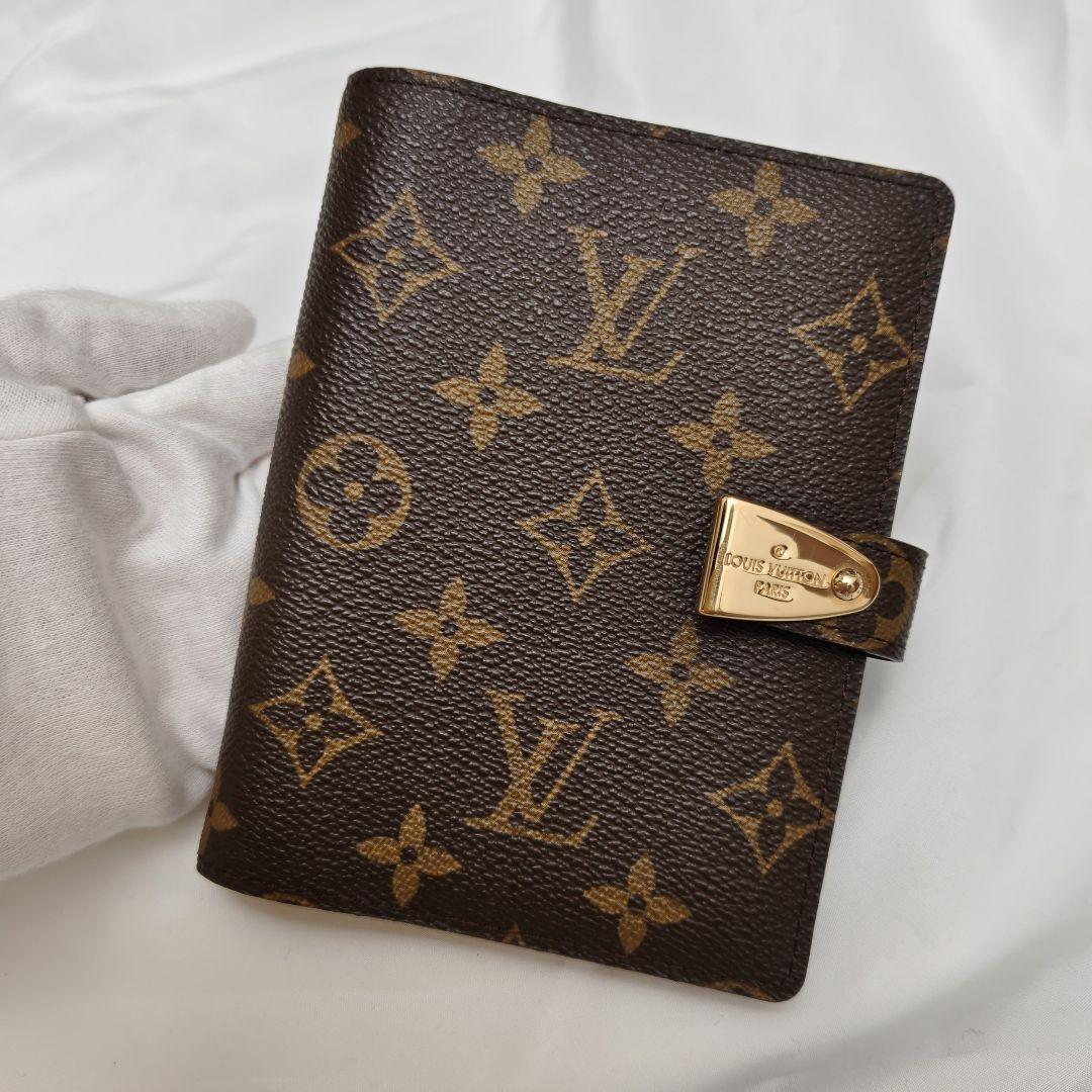 美品　ルイヴィトン 手帳カバー モノグラム アジェンダ・パルトネールPM