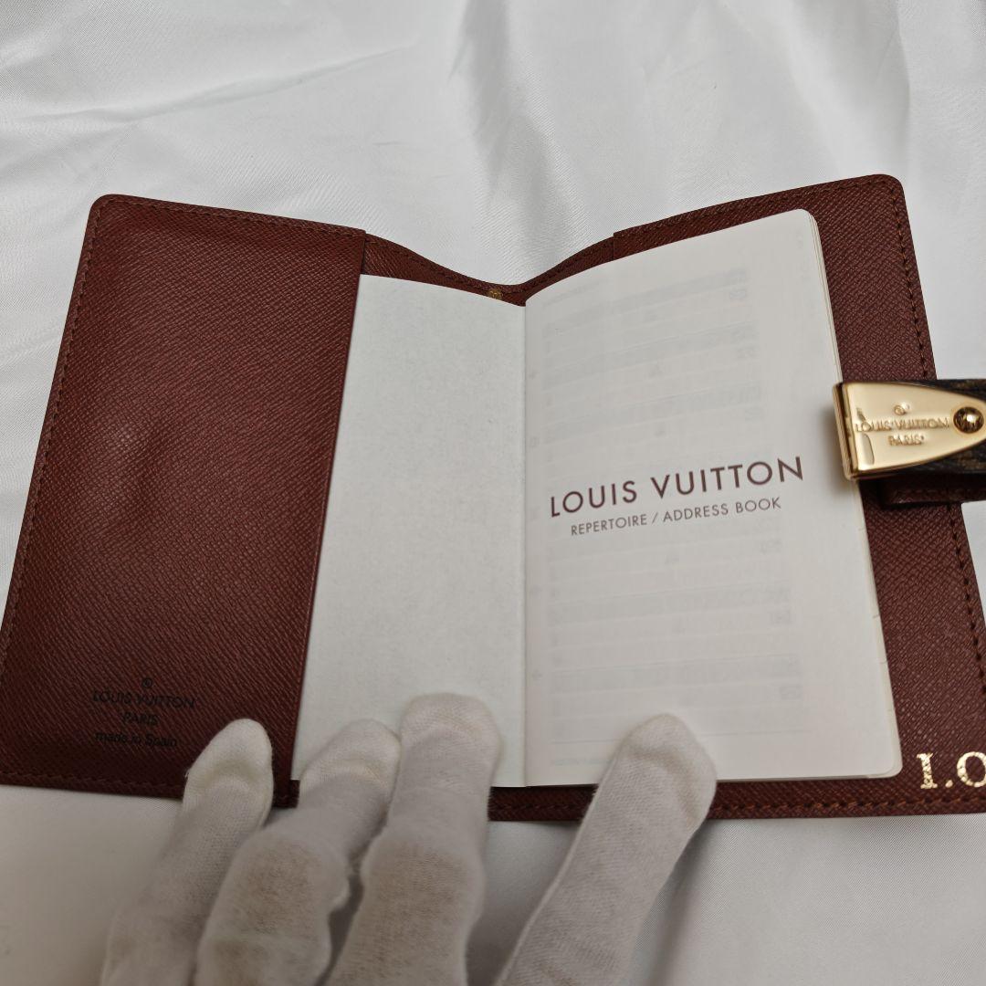 美品　ルイヴィトン 手帳カバー モノグラム アジェンダ・パルトネールPM