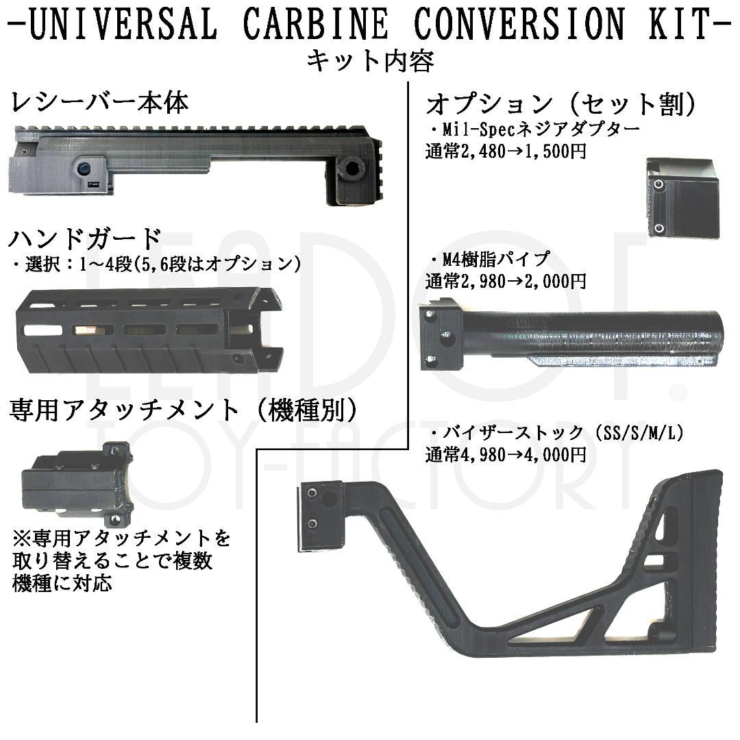 東京マルイ コンバージョンキット M4パイプネジグロック、socom att
