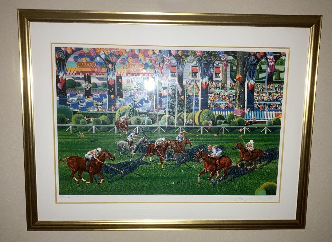 ヒロヤマガタ　シルクスクリーン　『ポロ』