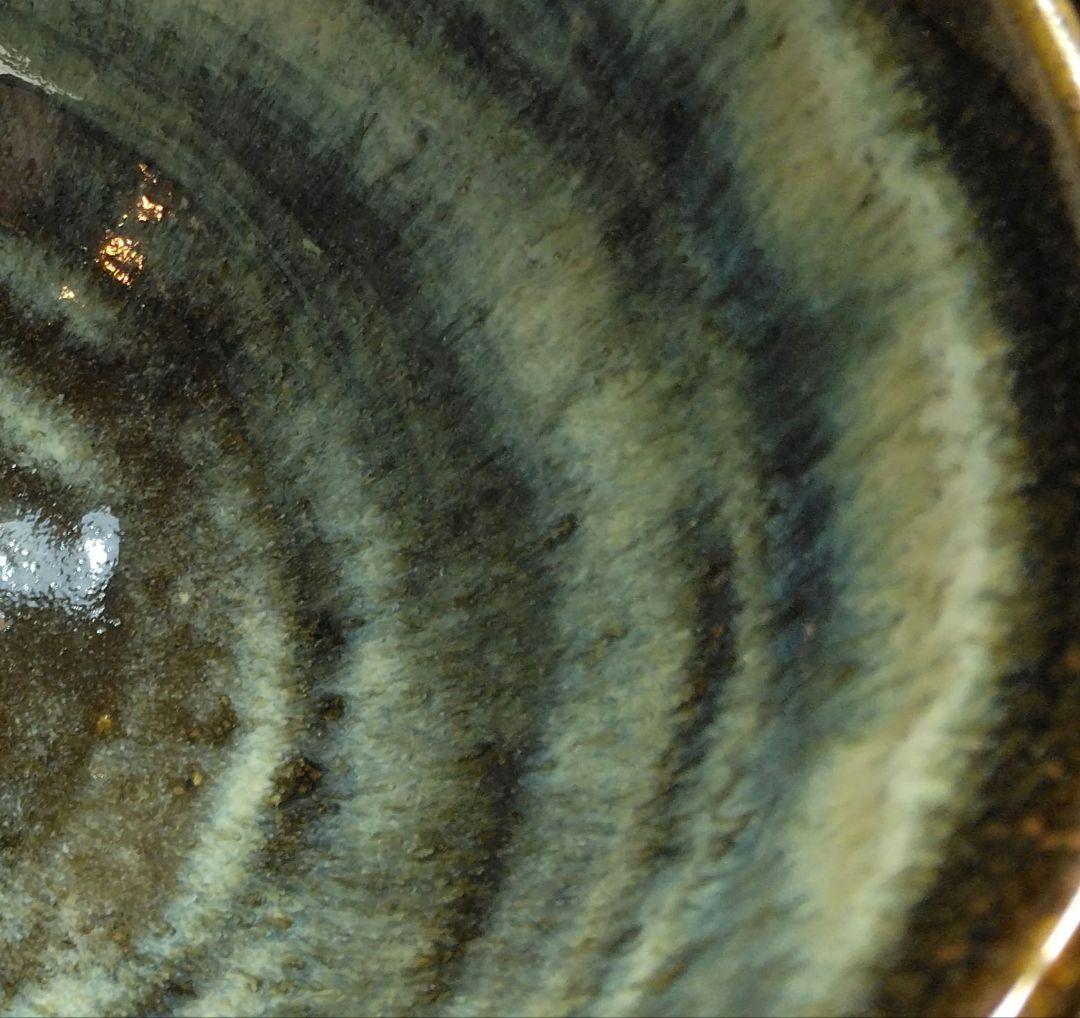 [未使用] 岡本研作 酒津焼 抹茶碗 / 六代目 / 皇室献上窯