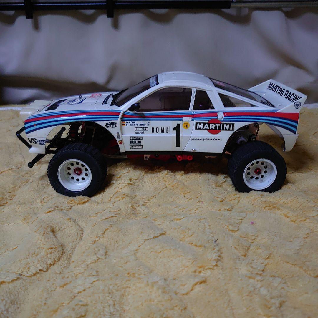 タミヤ　マイティフロッグ　カスタム　ランチャ037ラリーボディ付き