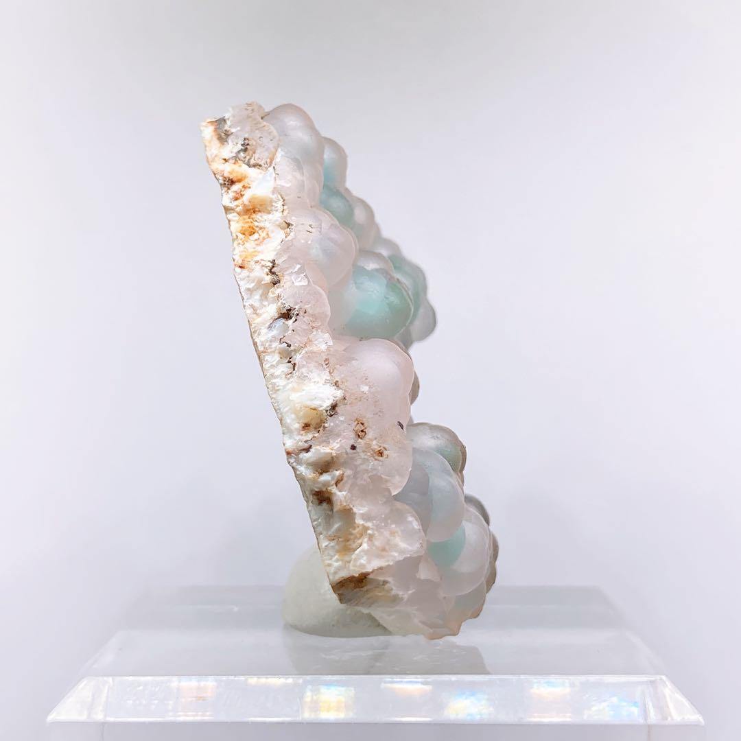 k*u様 『2022年発見』　クリソコラインカルセドニー　原石　鉱物標本　天然石