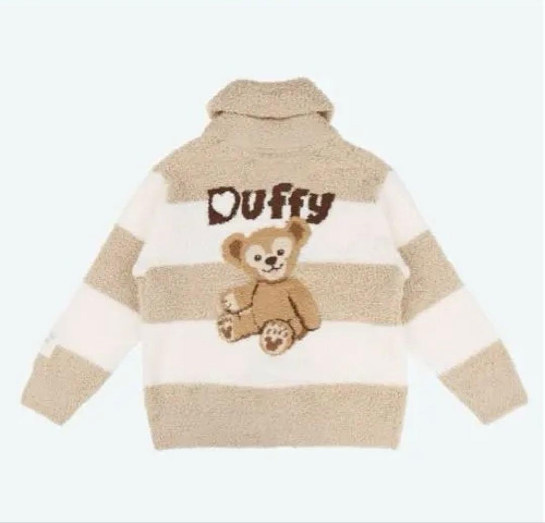 ダッフィー ジェラートピケ カーディガン もこもこ サイズM〜L