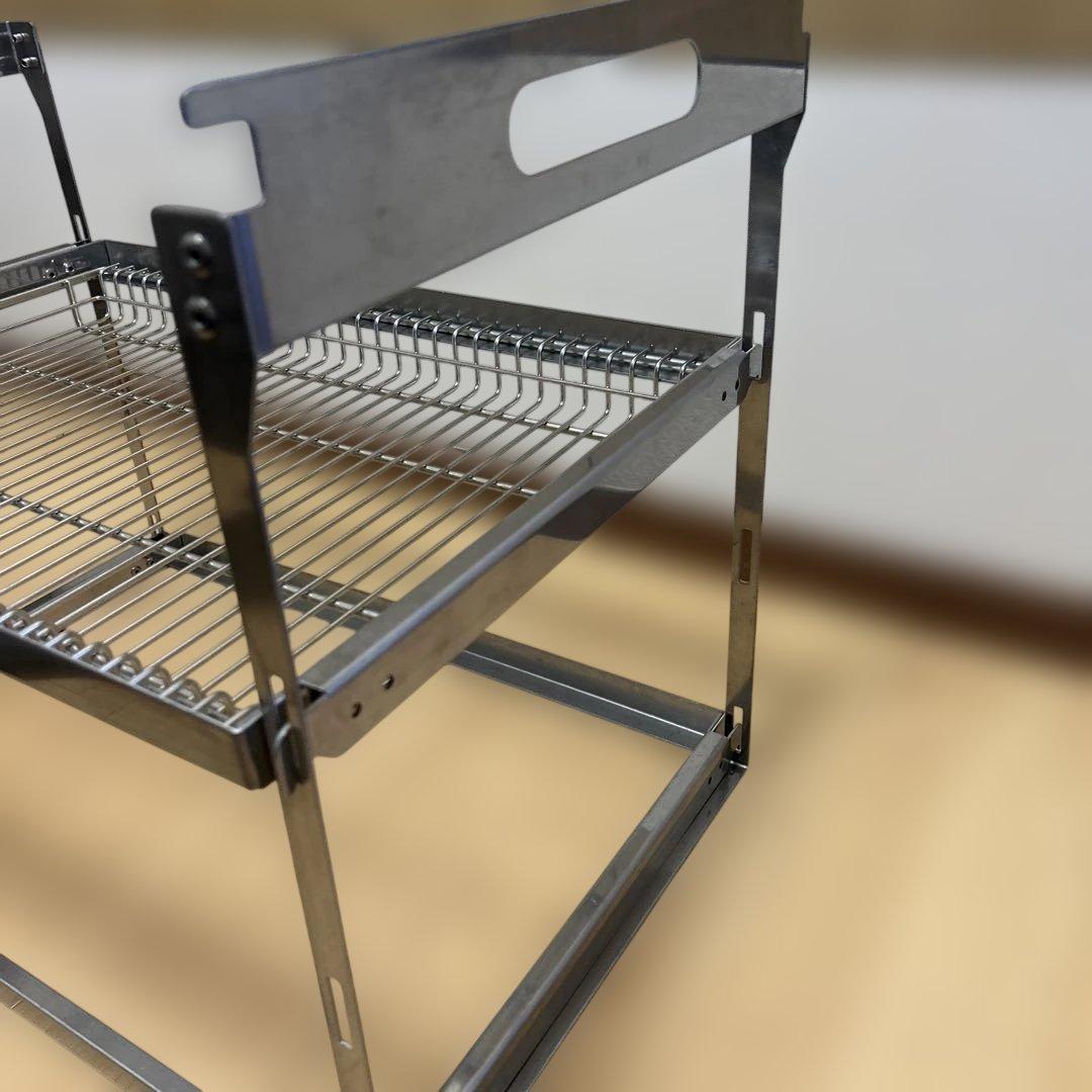  peak メッシュトレー 浅型 ２枚＋IGTハンギングラックフレーム