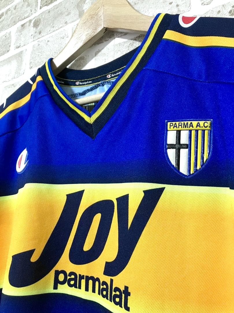 良品 チャンピオン パルマ セリエA 中田英寿 ヒデ 半袖ユニフォーム Lサイズ