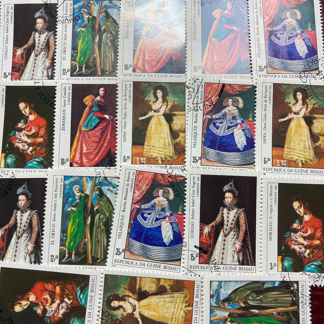 1825  人気品　外国切手使用済18枚　おまとめ割引で100円引き！