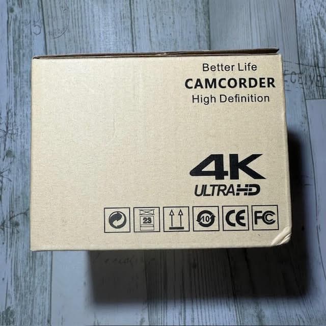 Keculbo ビデオカメラ 4K 48MP 30FPS18X デジタルズーム